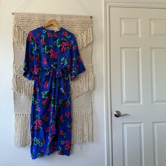 Essentiel Antwerp Floral Viesbeth Puff Sleeve Dress - Picture 1 of 11